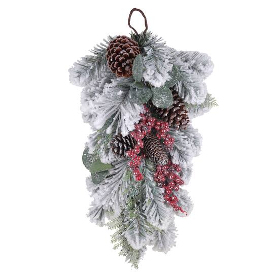 Buy The 22 Pinecone Eucalyptus Berry Teardrop Swag By Ashland